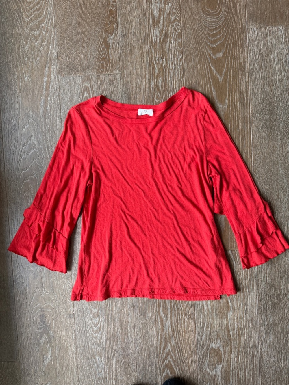 T.La anthro super soft ruffle top